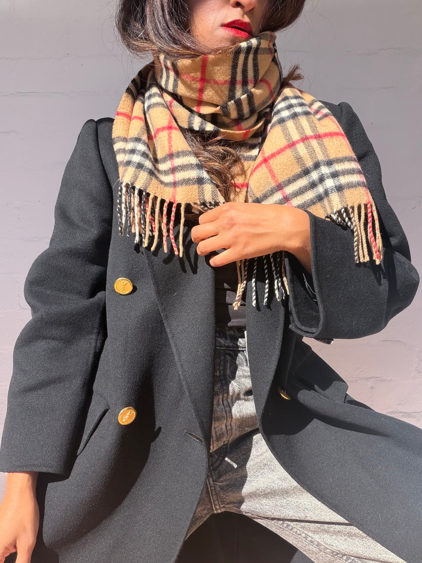 Authentic Burberry Cashmere Scarf