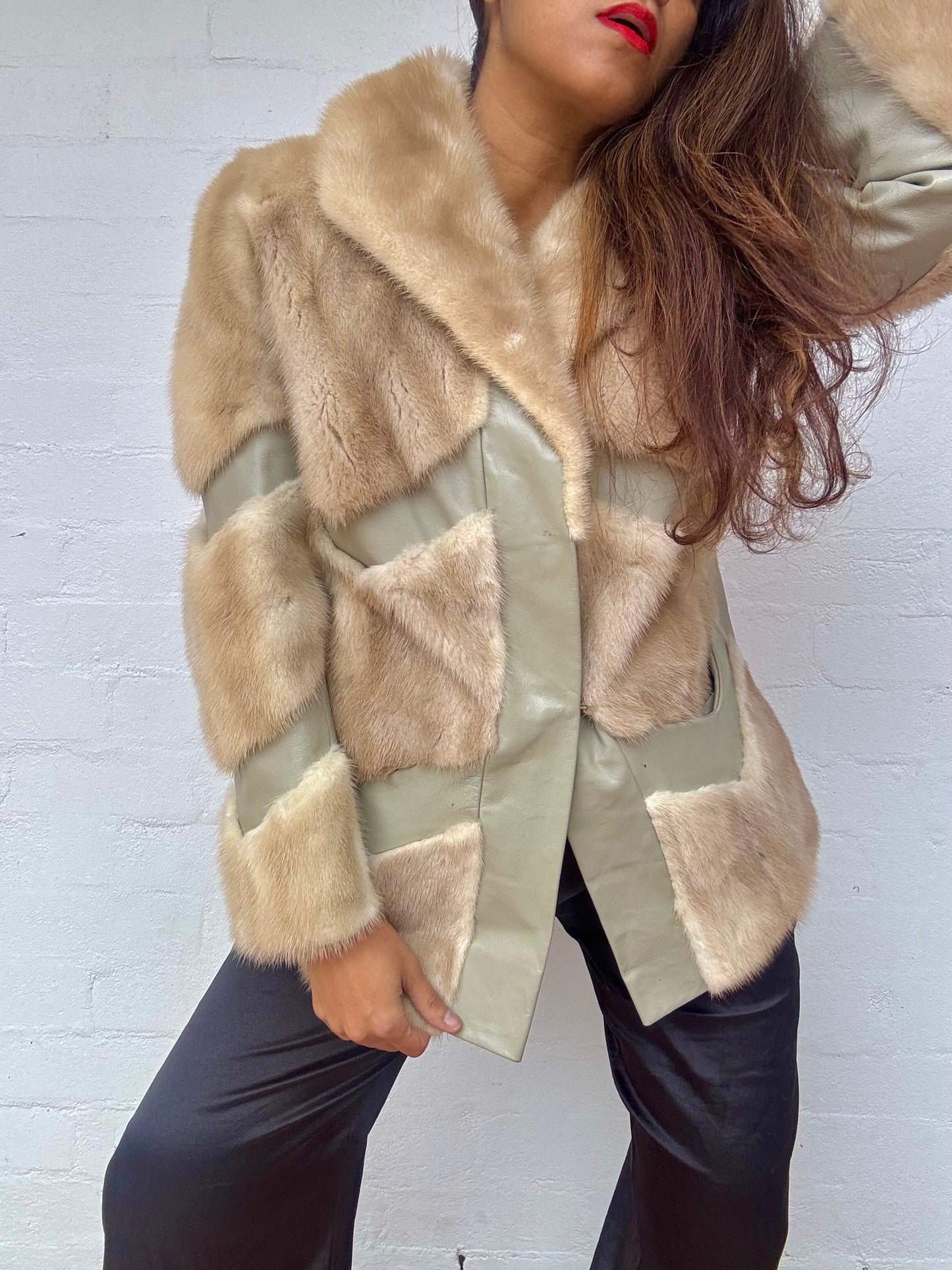 Vintage 1970s Fur Coat