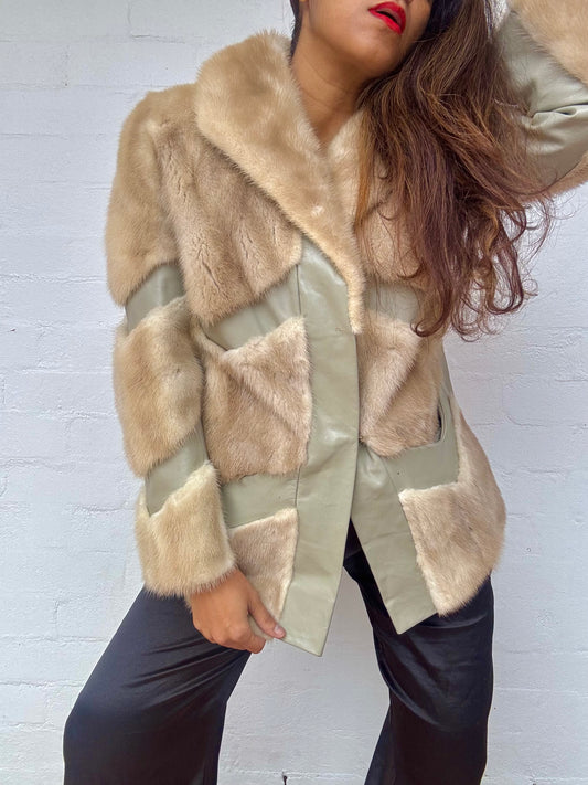 Vintage 1970s Fur Coat