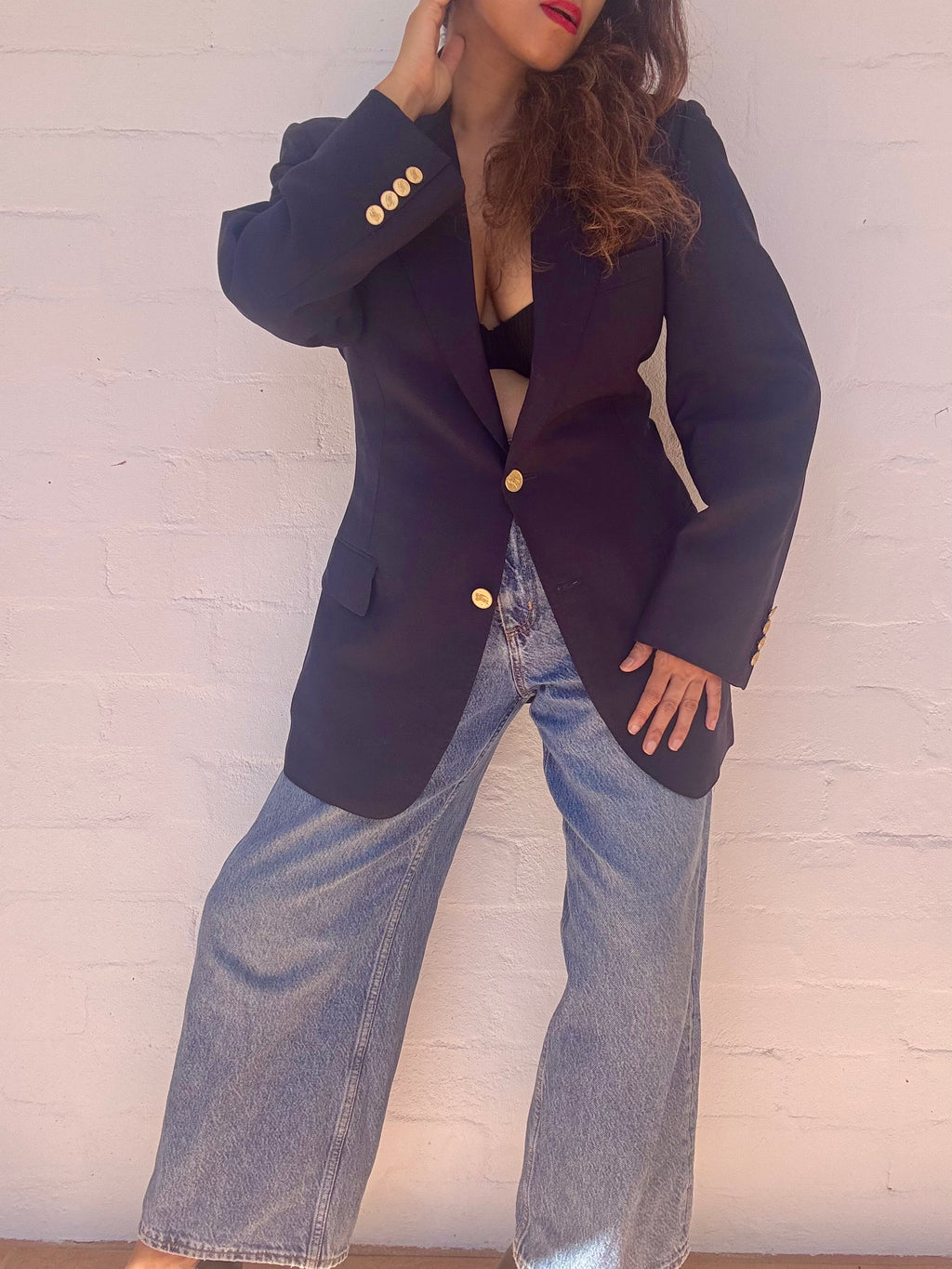 Vintage Burberry’s Mohair Blazer