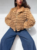 Vintage Cropped Mink Fur Coat