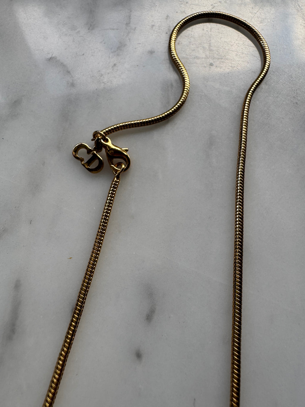 Rare Vintage Dior Gold Necklace