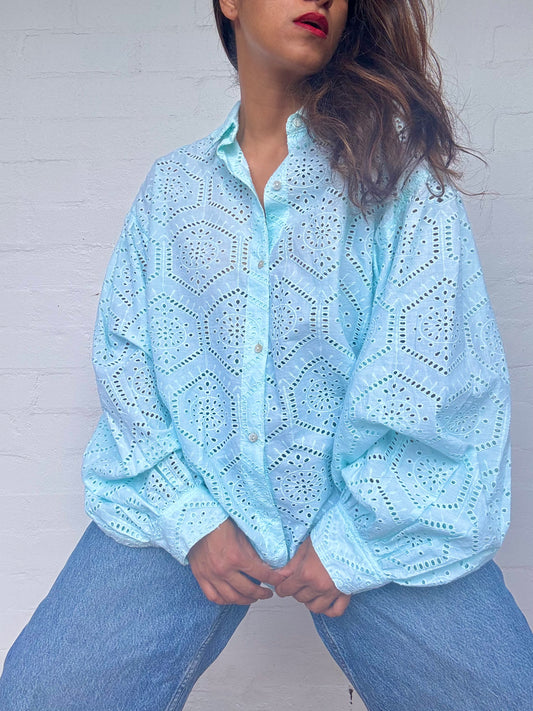 BNWT - Hannah Artwear Lace Shirt