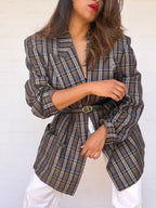 Ultra Rare Authentic Celine Check Blazer