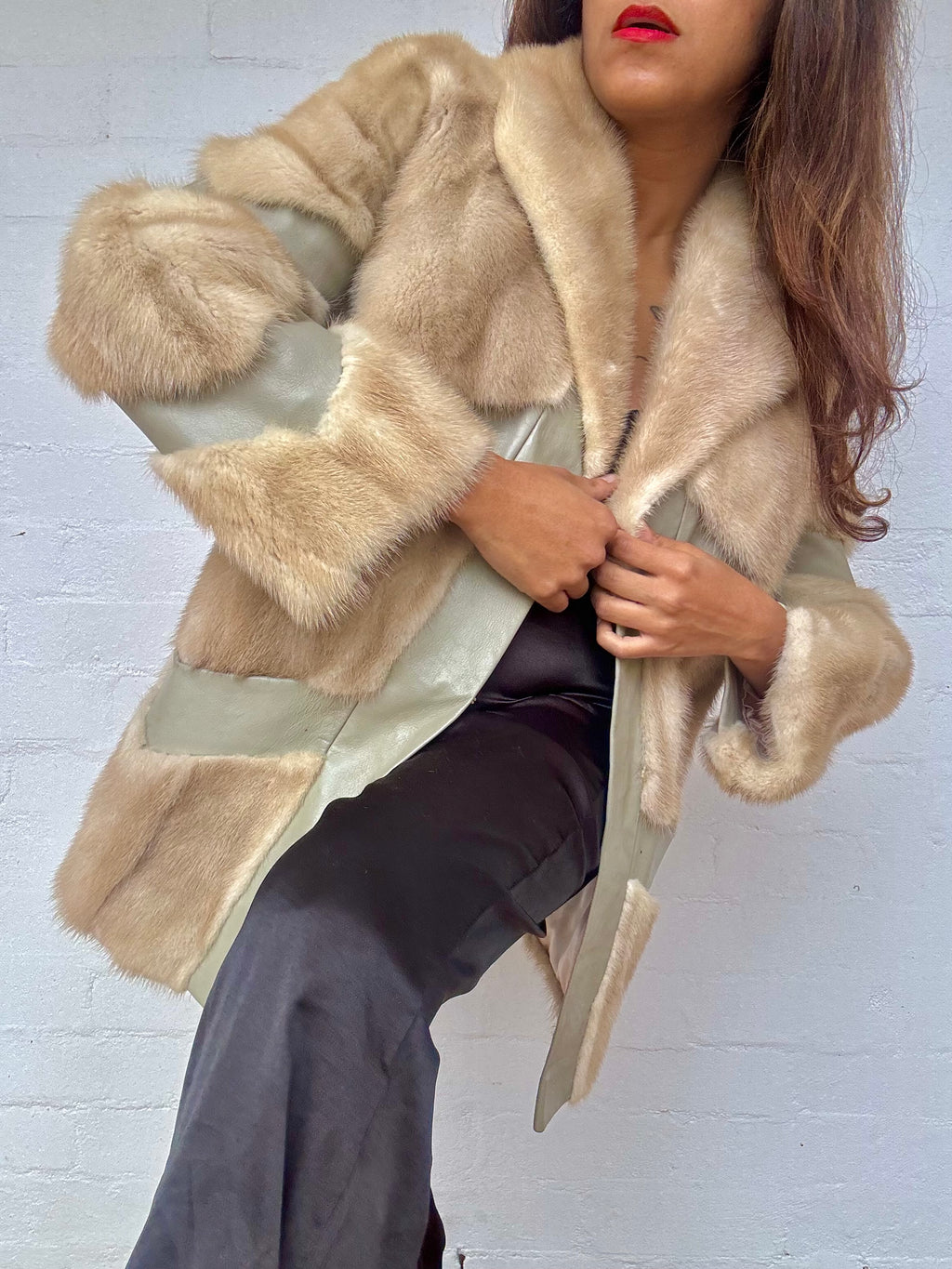 Vintage 1970s Fur Coat