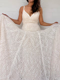 Madison James Paisley Lace Wedding Dress - Ivory