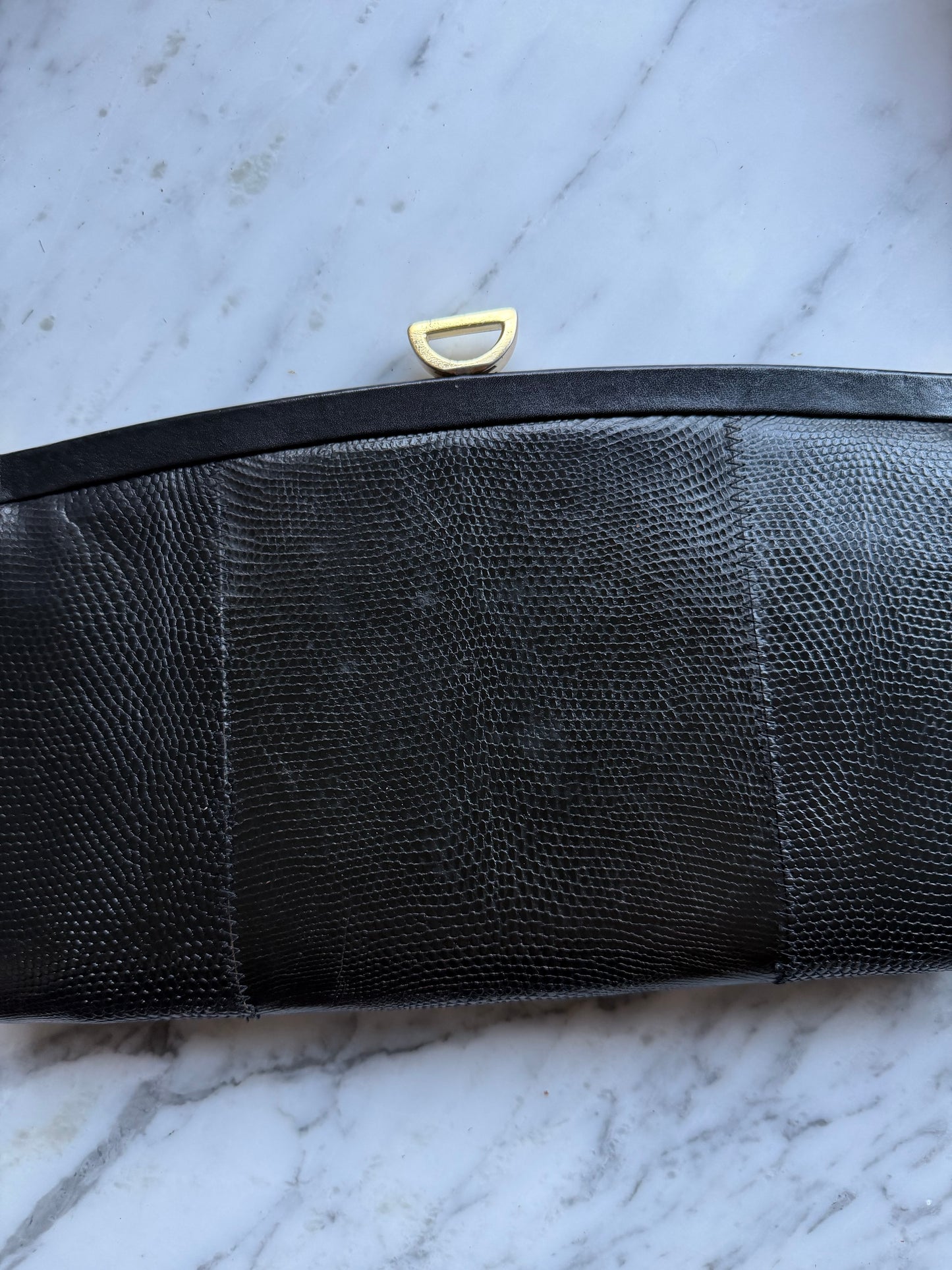 Vintage Leather Clutch - Made in Sydney