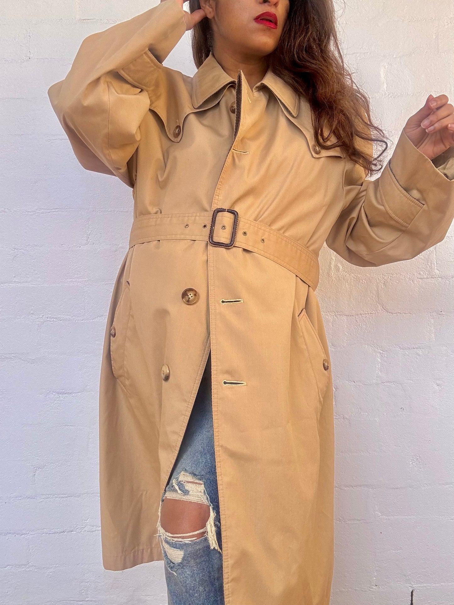 Christian Dior Trench Coat with Wool Lininig