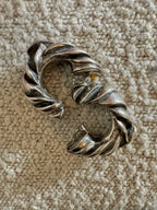 Vintage Braided Hoop Earrings