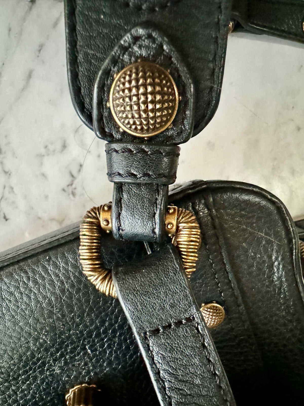 AJE Hutton Leather Crossbody Bag