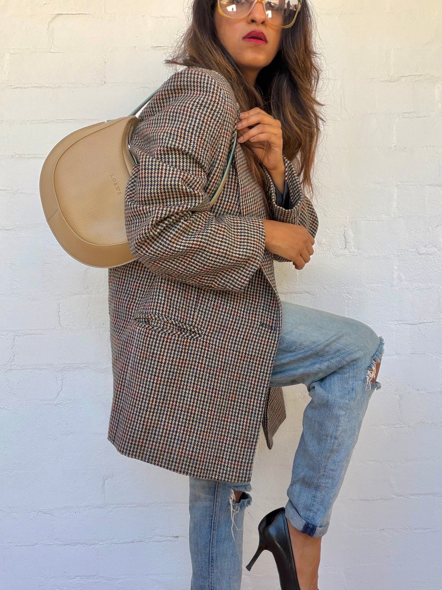Vintage Loewe Half Moon Shoulder Bag