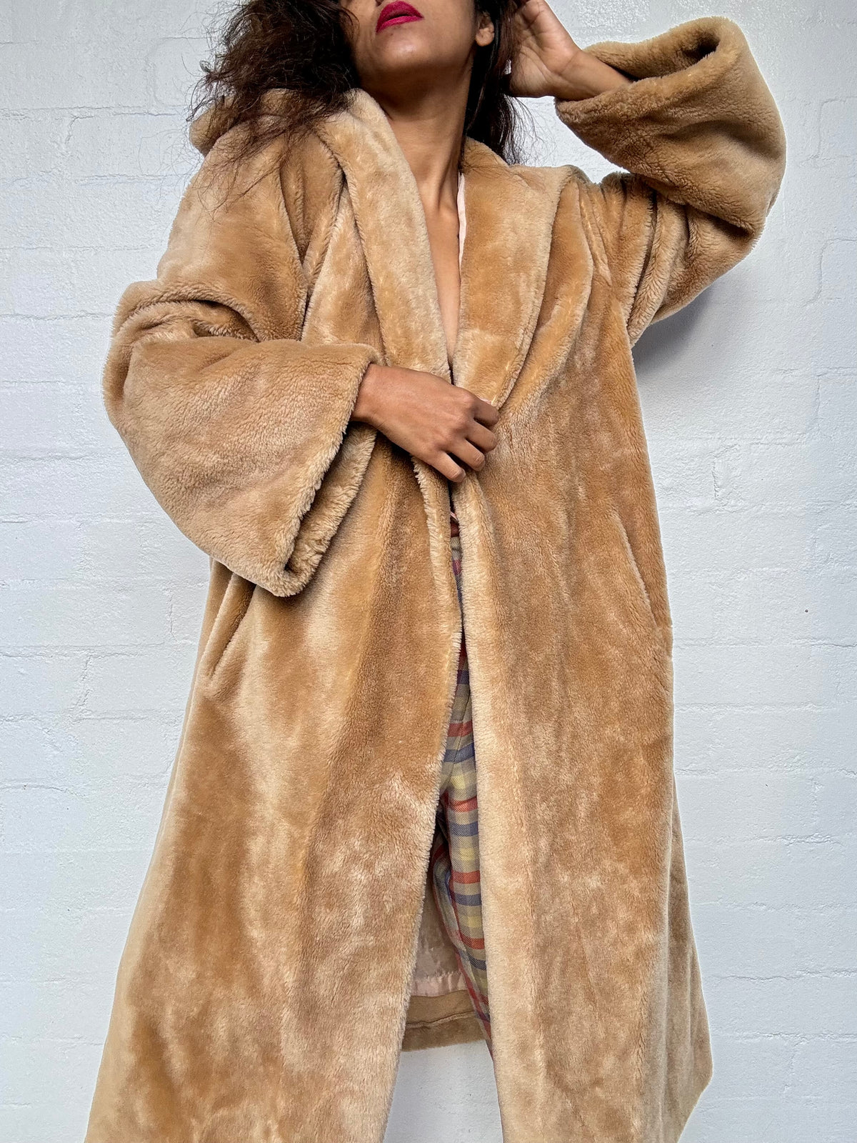 Vintage Cuddly Teddy Bear Coat