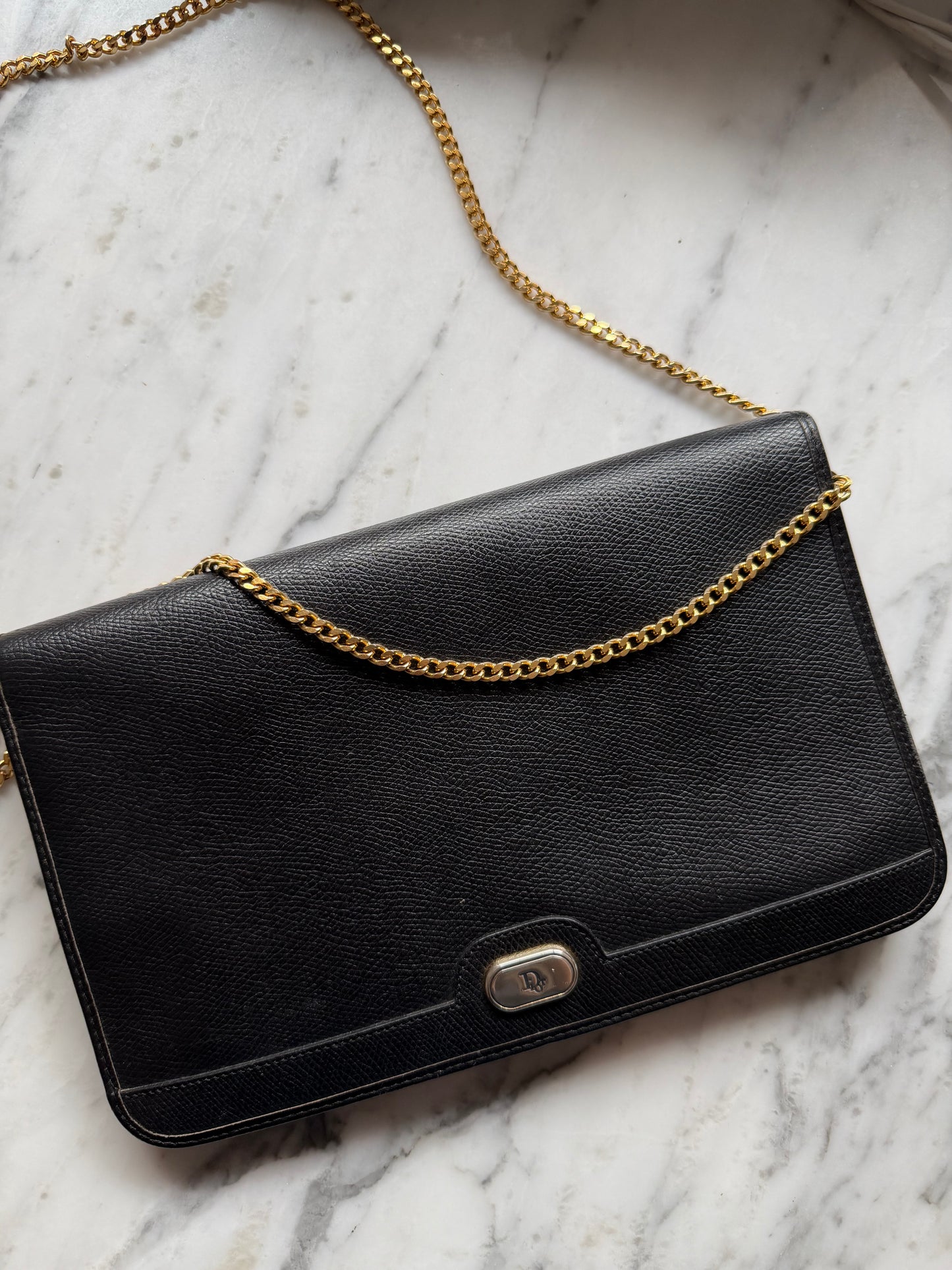 Vintage Christian Dior Leather Bag