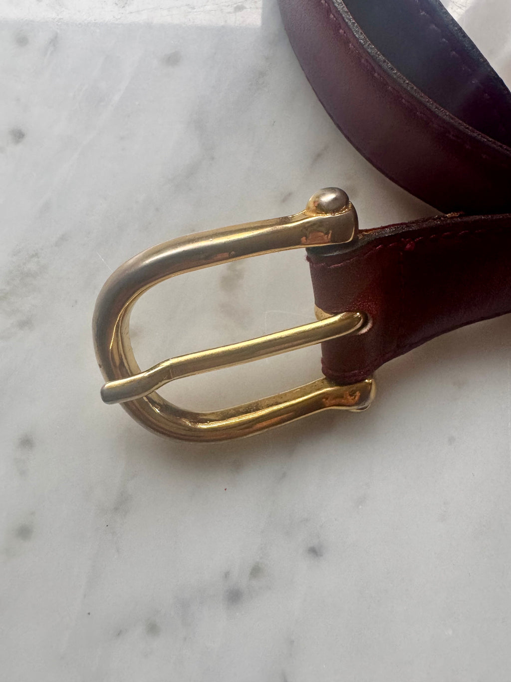 Vintage CELINE Carriage - Bordeaux Belt