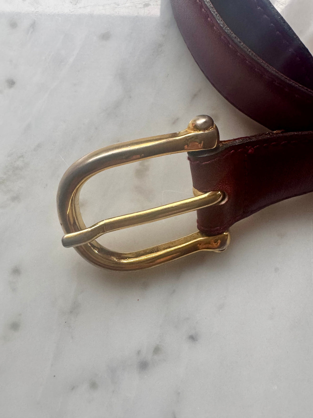 Vintage CELINE Carriage - Bordeaux Belt