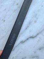 Rare Vintage Loewe Belt - Black