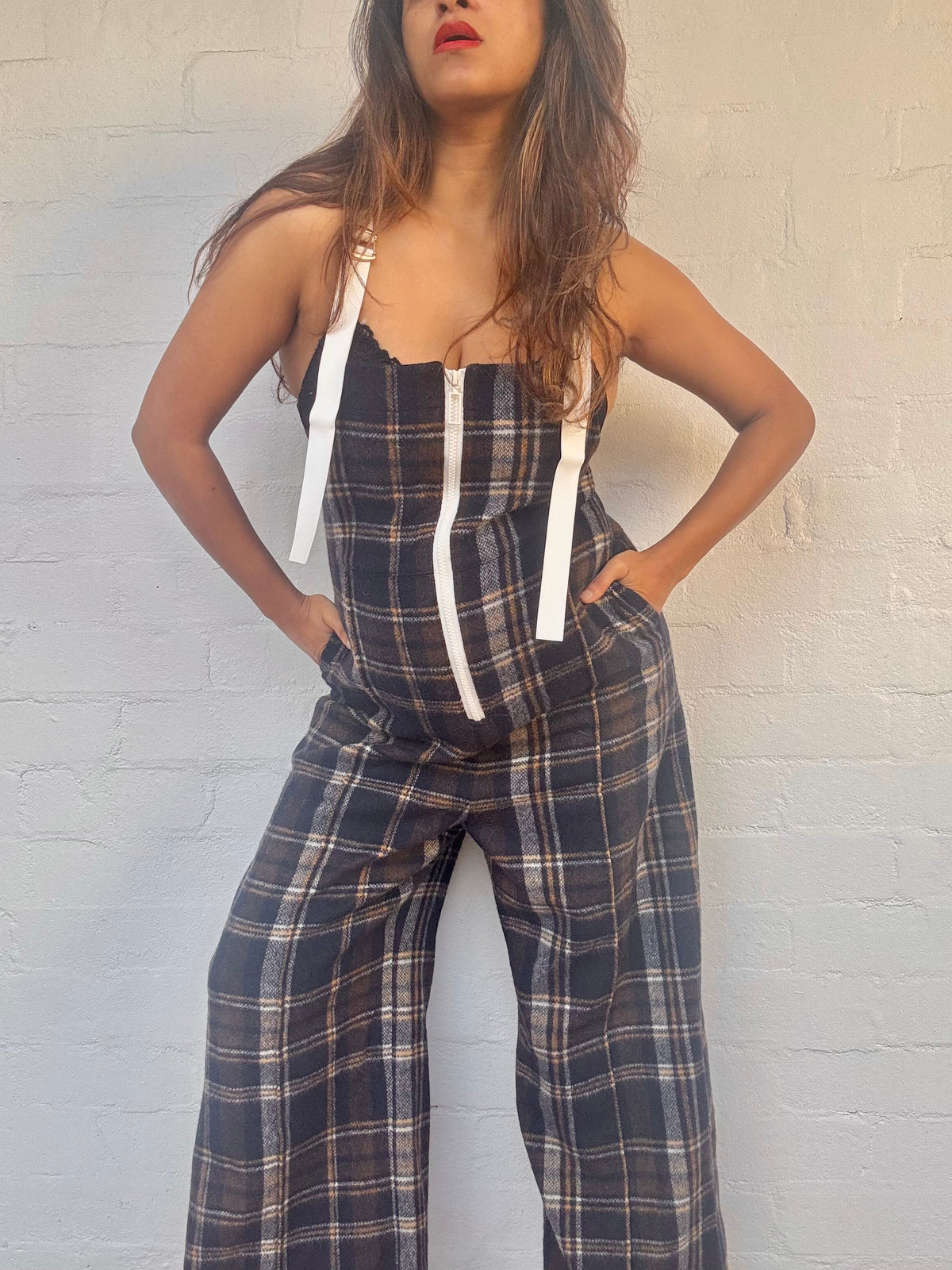 Tartan Dungaree
