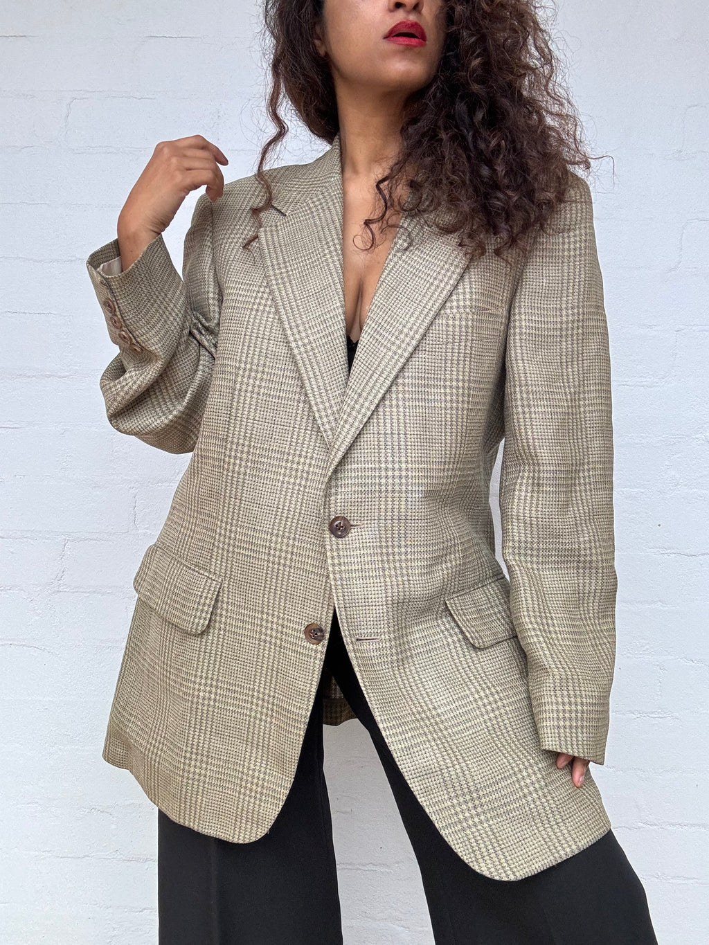 Vintage Burberry’s Check Blazer