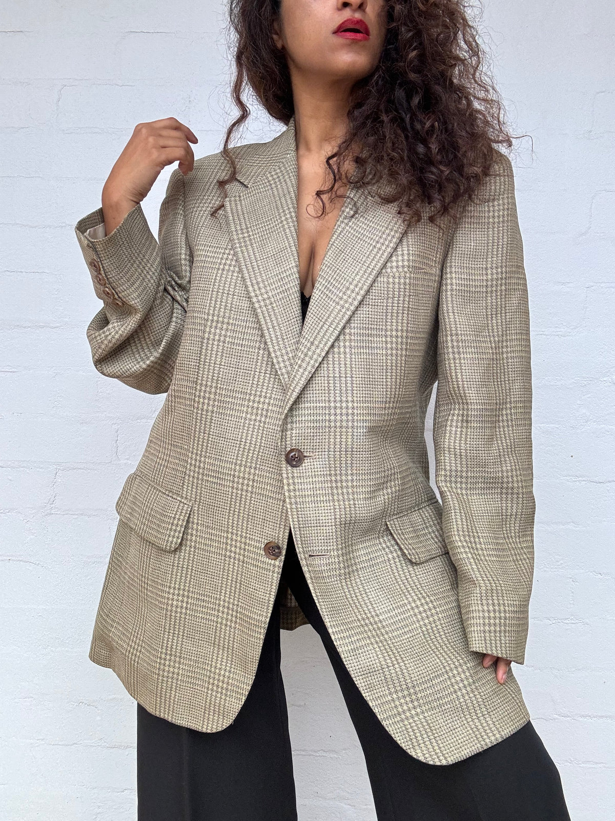 Vintage Burberry’s Check Blazer