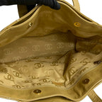 Chanel COCO Mark Wild stitch Tote Bag - Tan