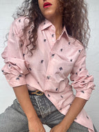 GUCCI Silk Bee & Flower Shirt