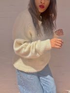 Vintage Angora Wool Jumper