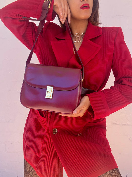 Rare Authentic Vintage Celine Box Bag