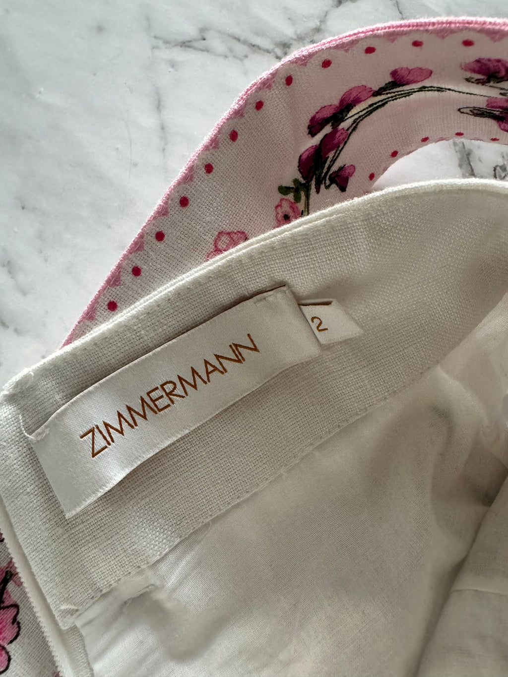 Zimmermann Jude Buttoned Tuck Shorts