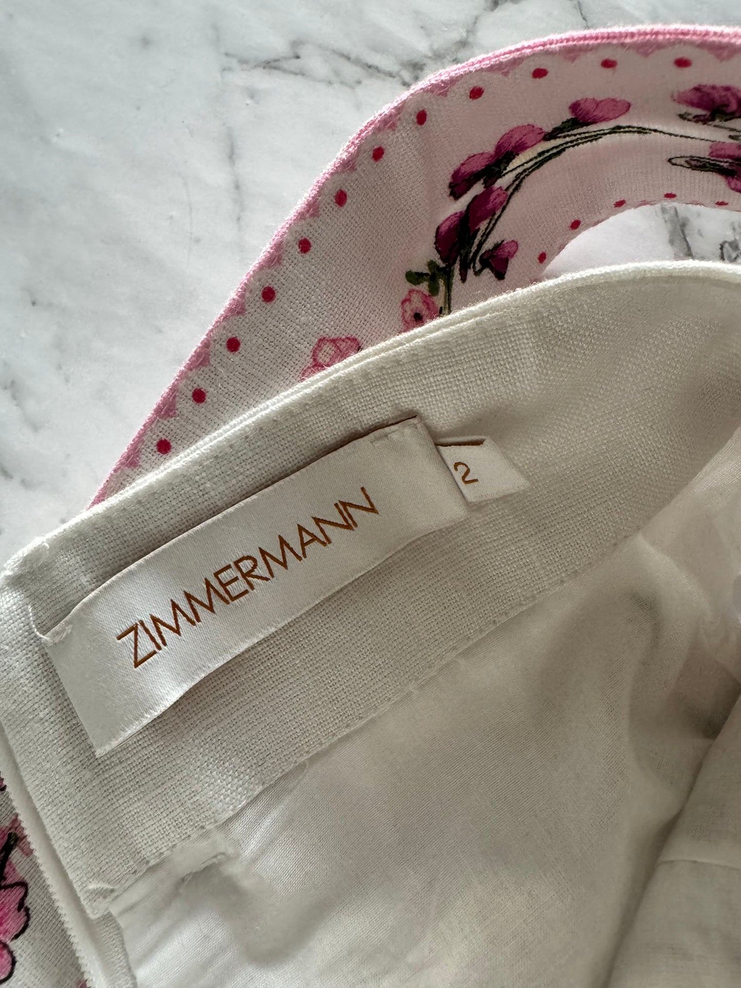Zimmermann Jude Buttoned Tuck Shorts