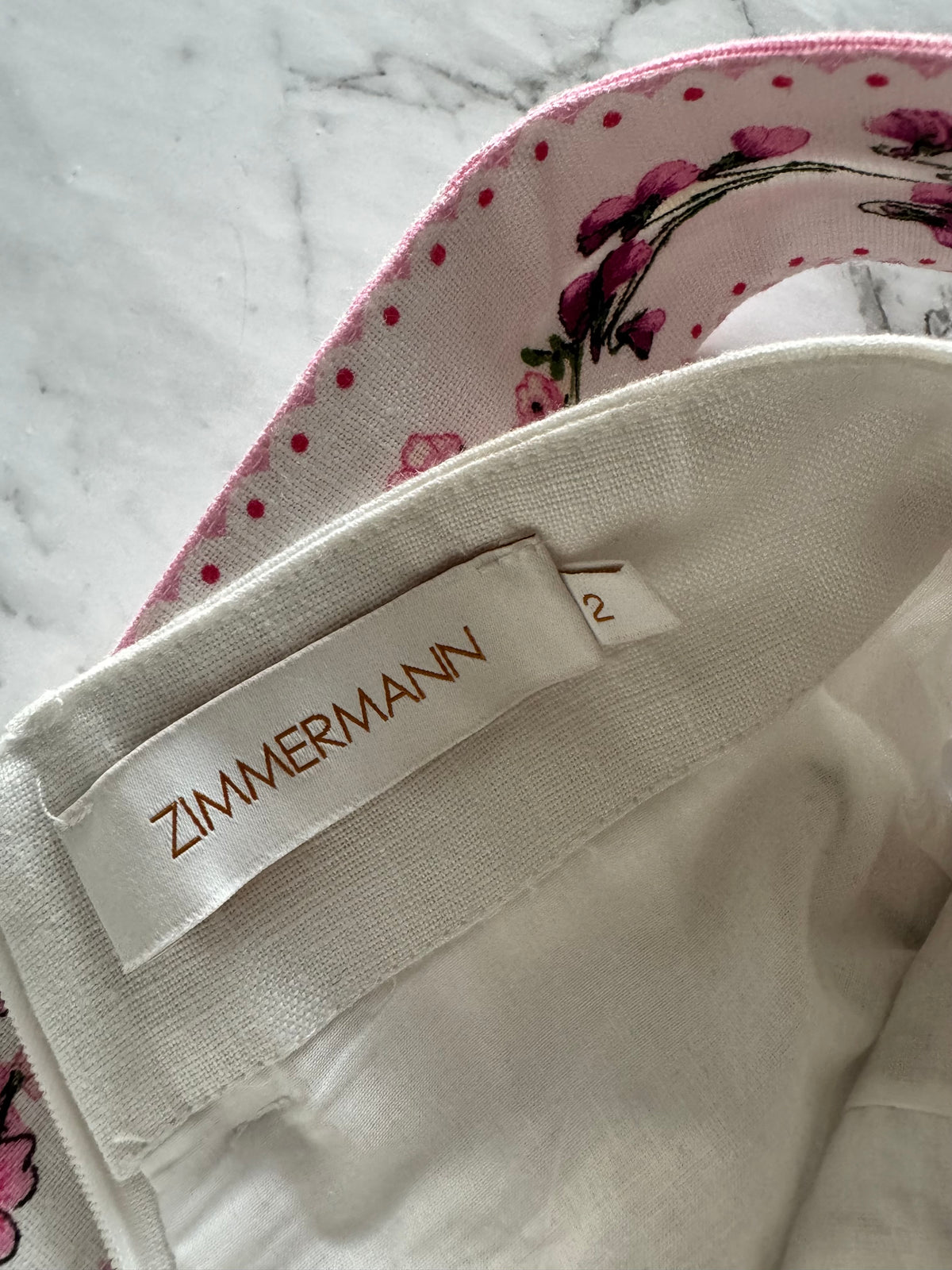 Zimmermann Jude Buttoned Tuck Shorts