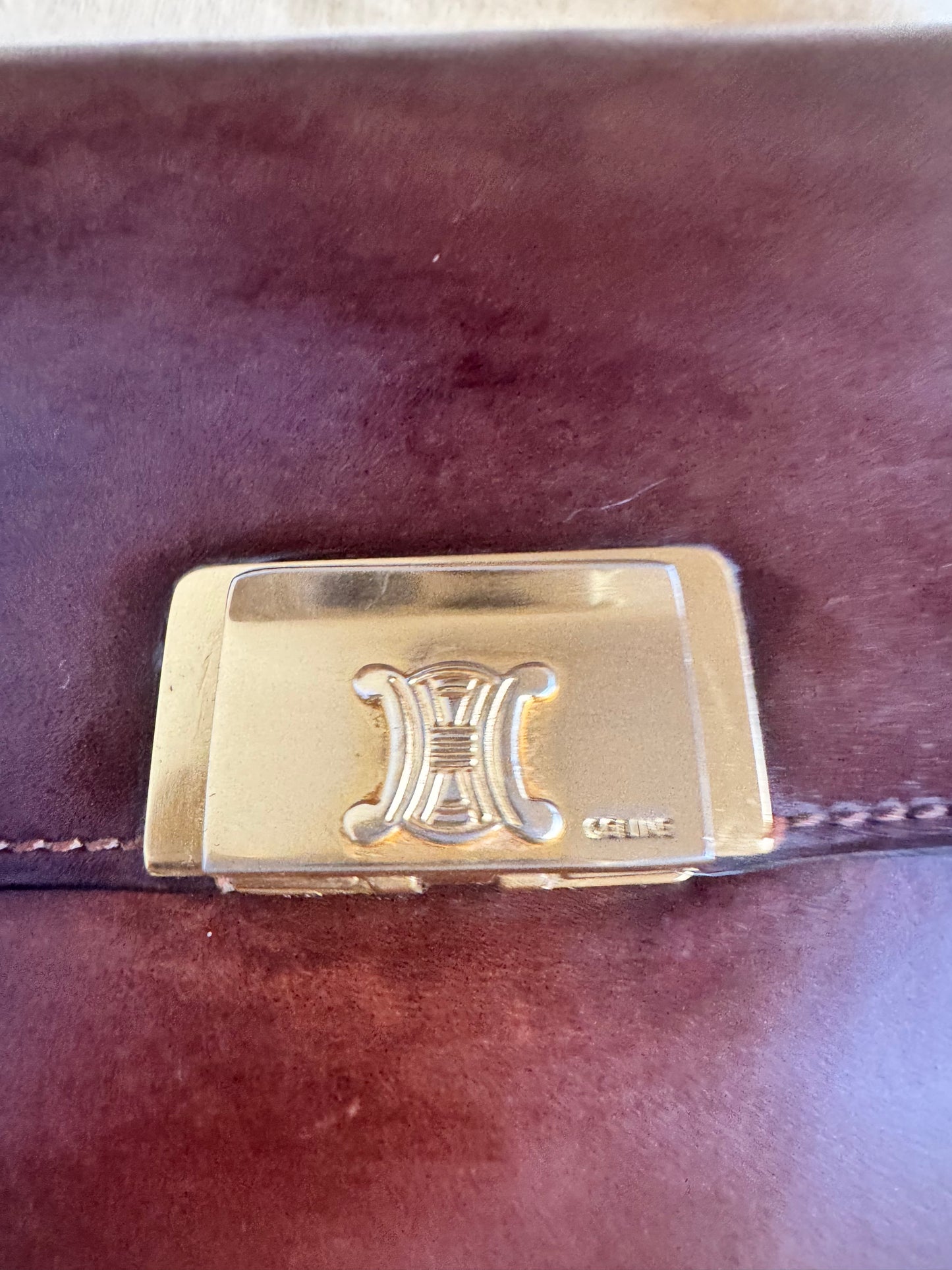 Rare Authentic Vintage Celine Triomphe Bag
