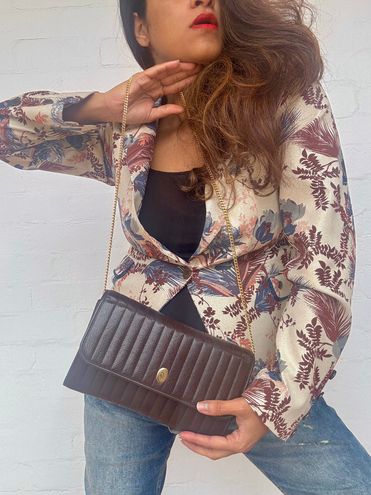 Super Rare Christian Dior Chain Shoulder Bag