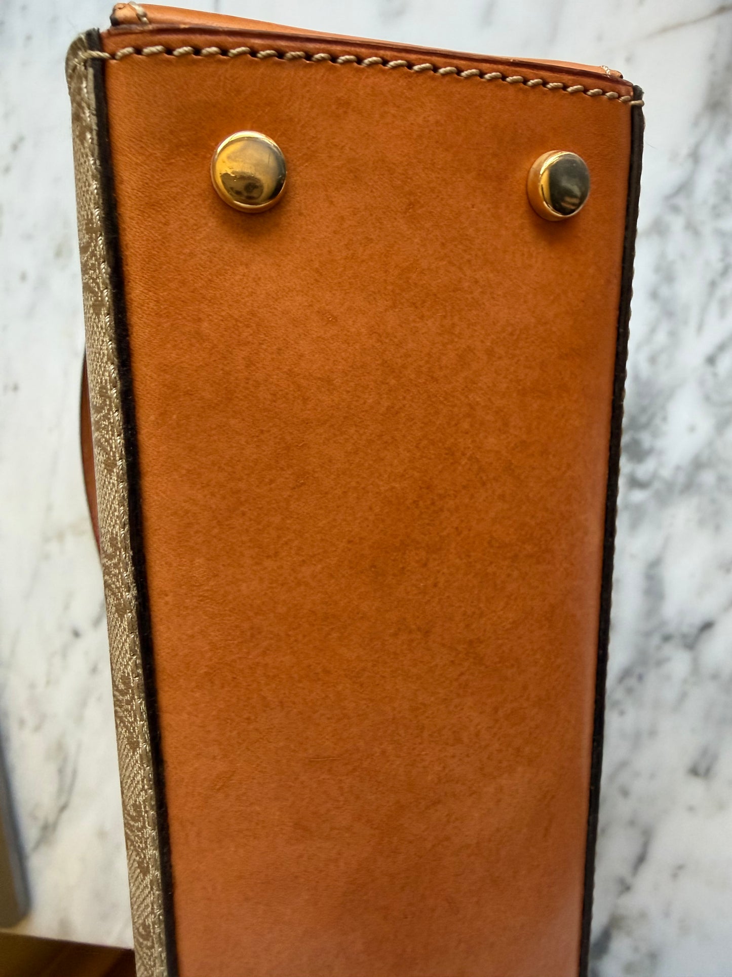 Vintage Celine Macadam Top Handle Bag