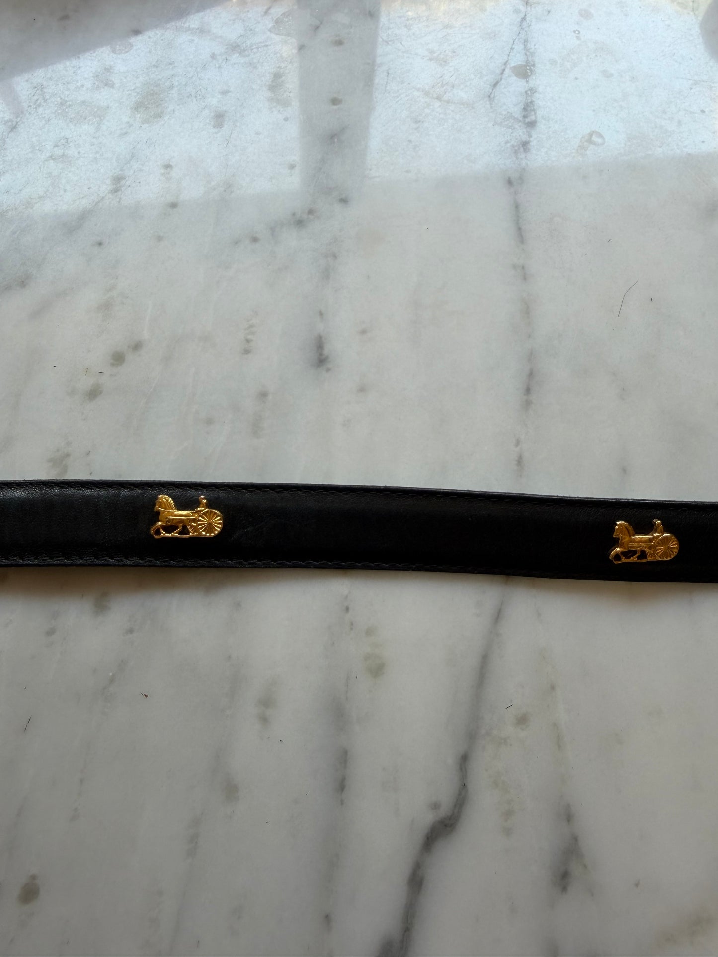 Rare Vintage CELINE Carriage Studded Belt