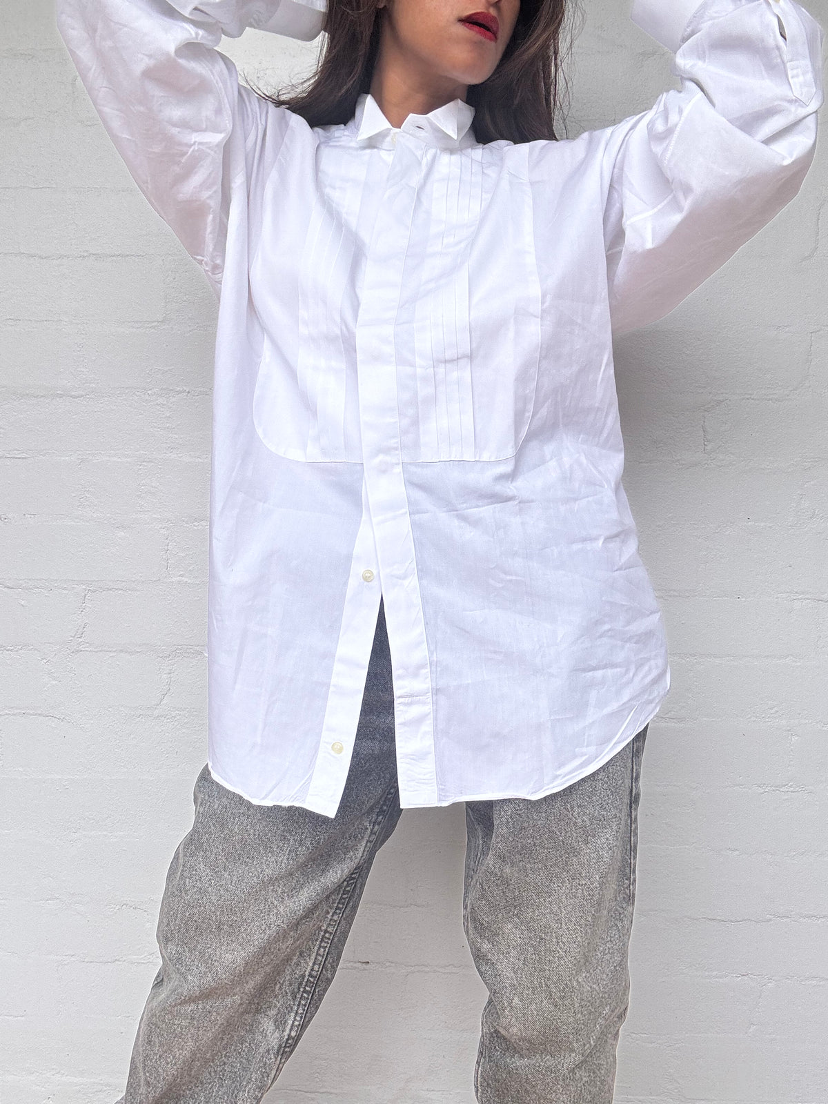 YSL White Cotton Shirt