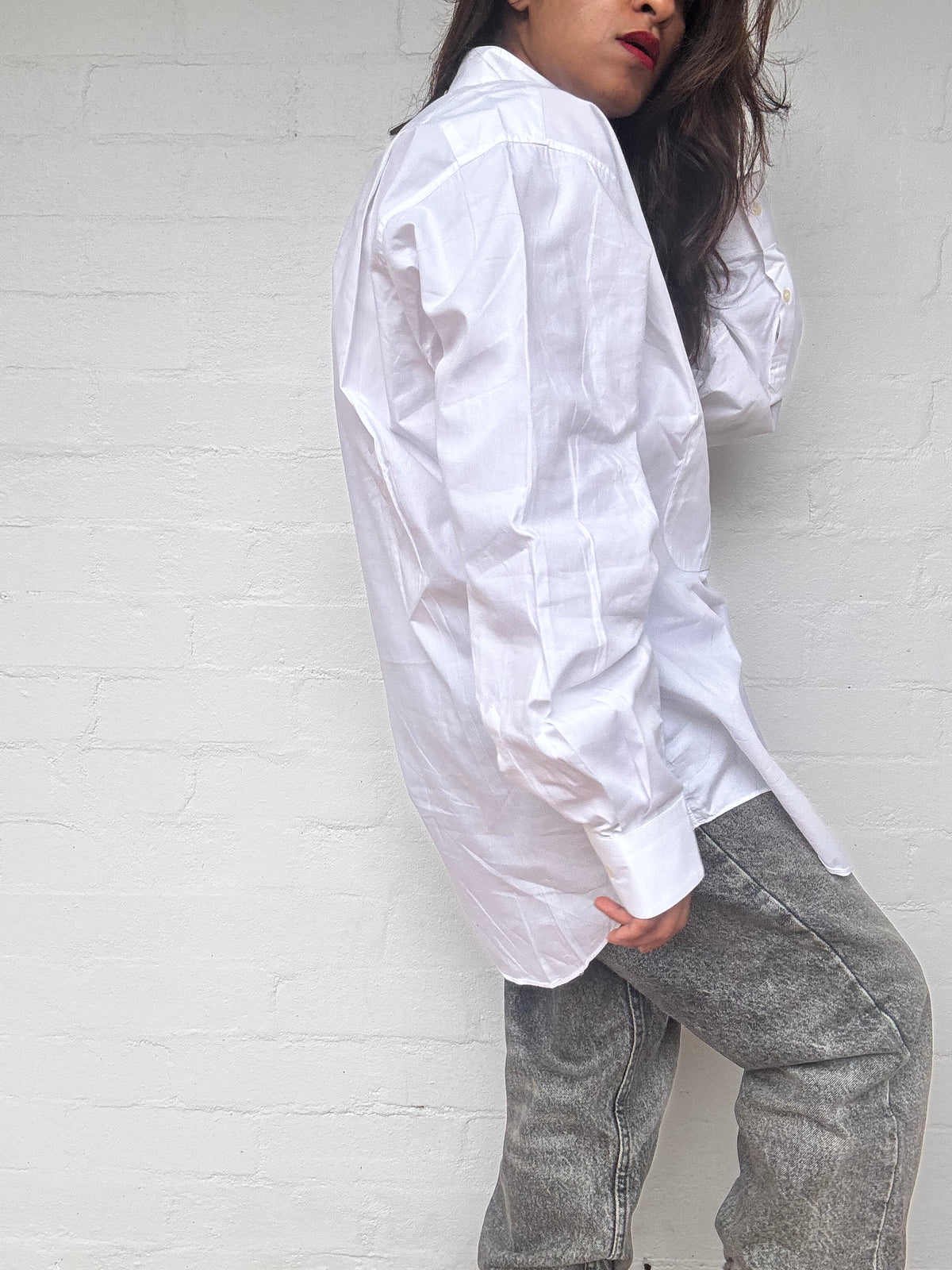 YSL White Cotton Shirt