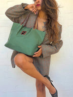 Fendi Nylon Bag - Green