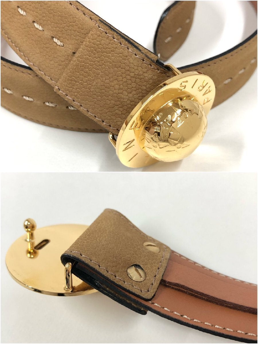 Rare CELINE Star Ball Buckle Belt