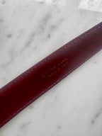 Vintage CELINE Carriage - Bordeaux Belt