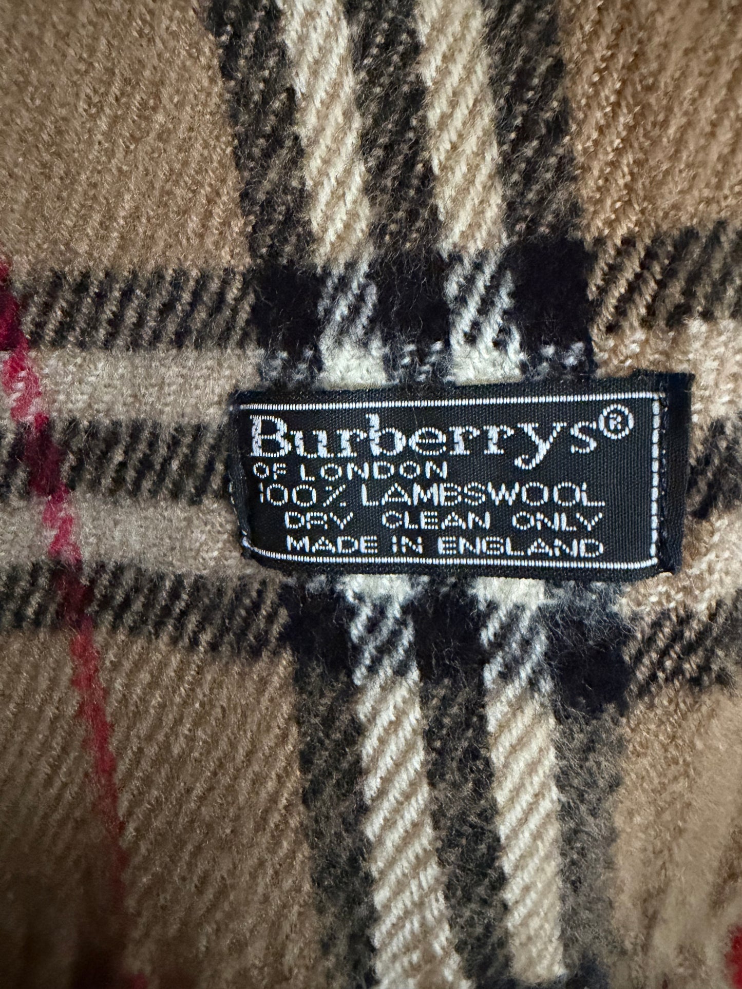 Authentic Burberry Lambswool Scarf