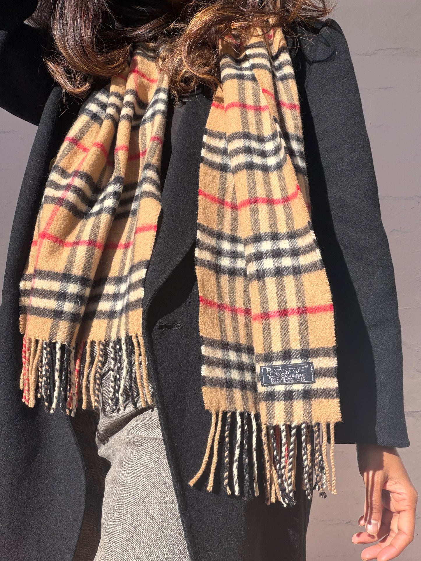 Authentic Burberry Cashmere Scarf
