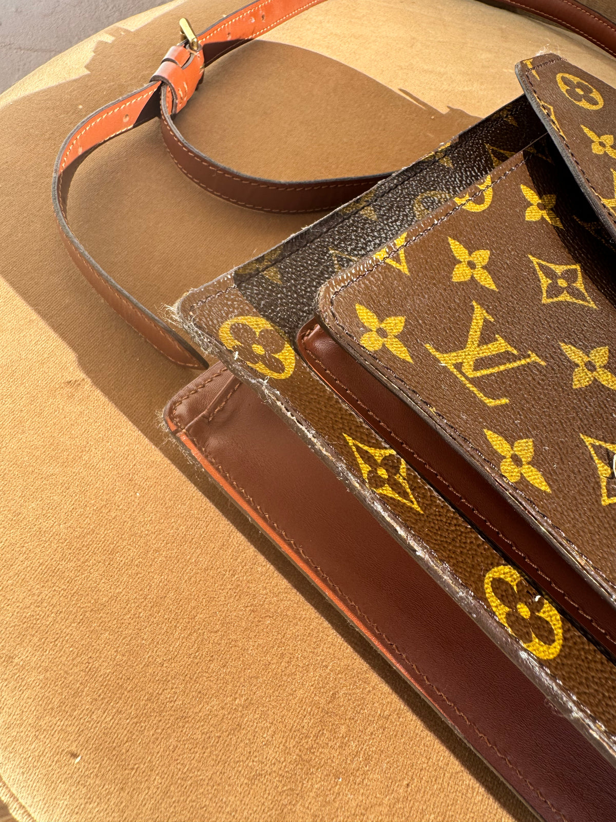 Authentic Louis Vuitton Monogram Monceau Hand Bag