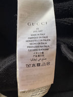 Gucci Black Knit Sequined Bosco & Orso Sweatshirt
