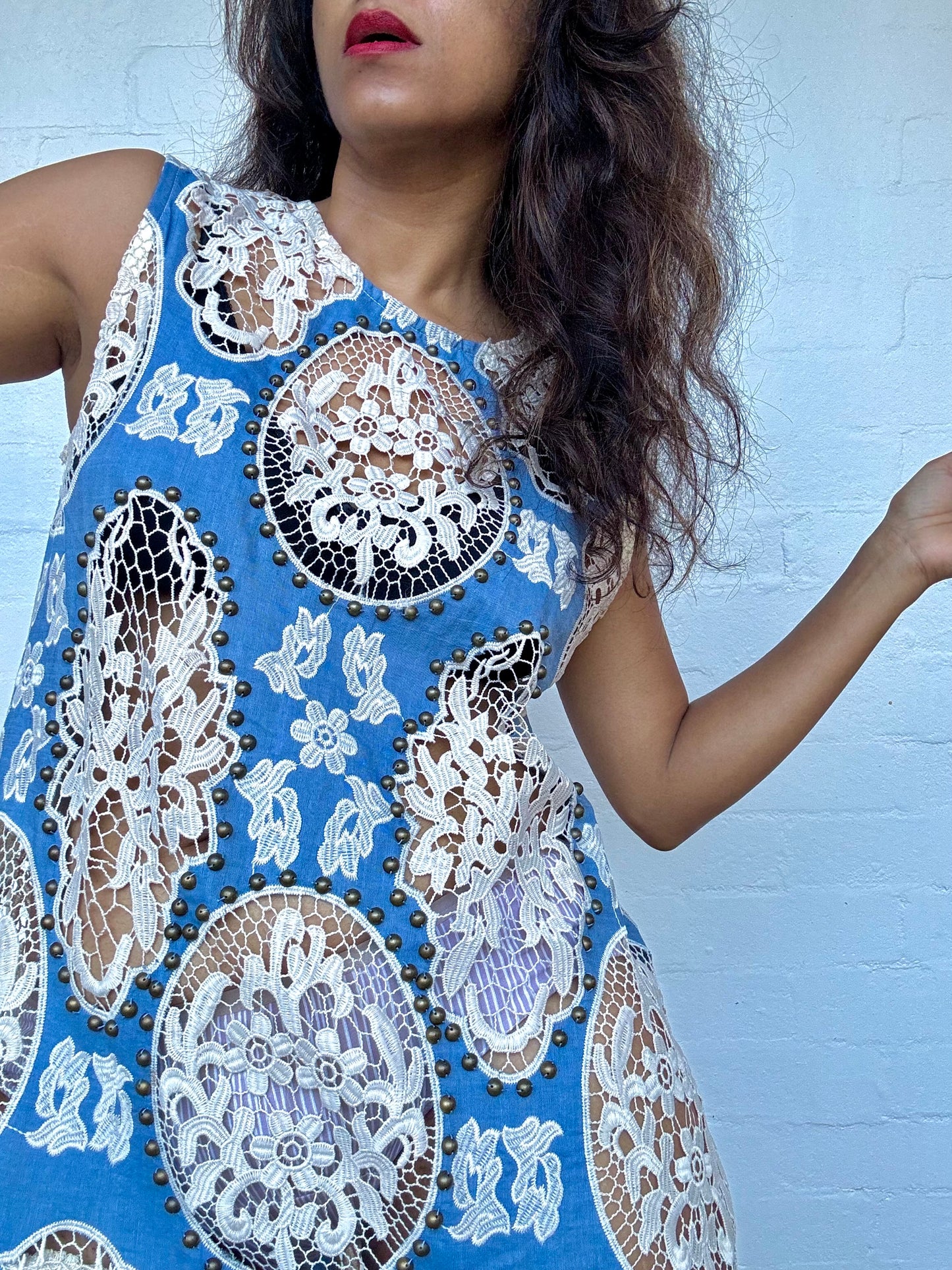 Cotton & Lace Dress