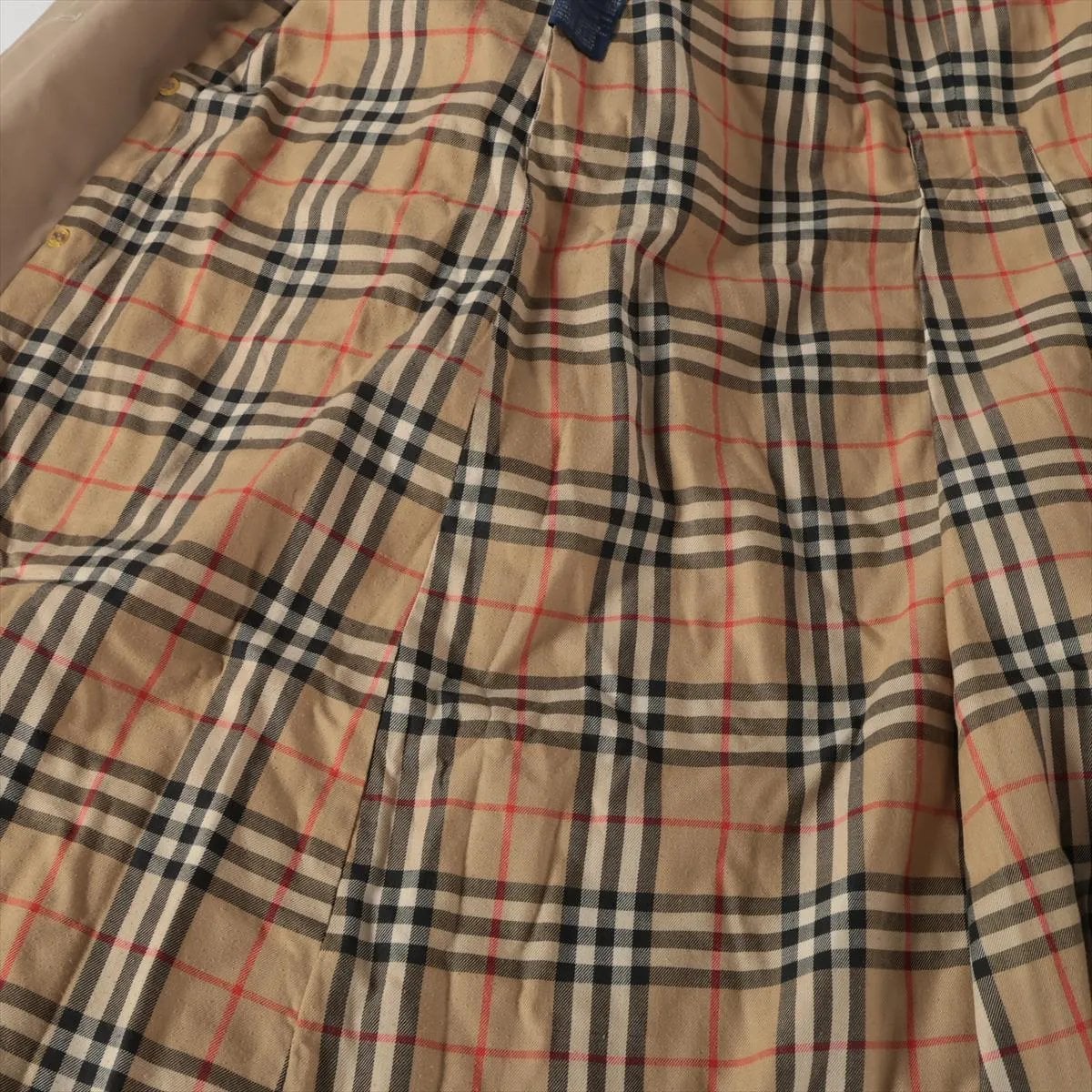 Vintage Burberry Hooded Trench Coat - Beige