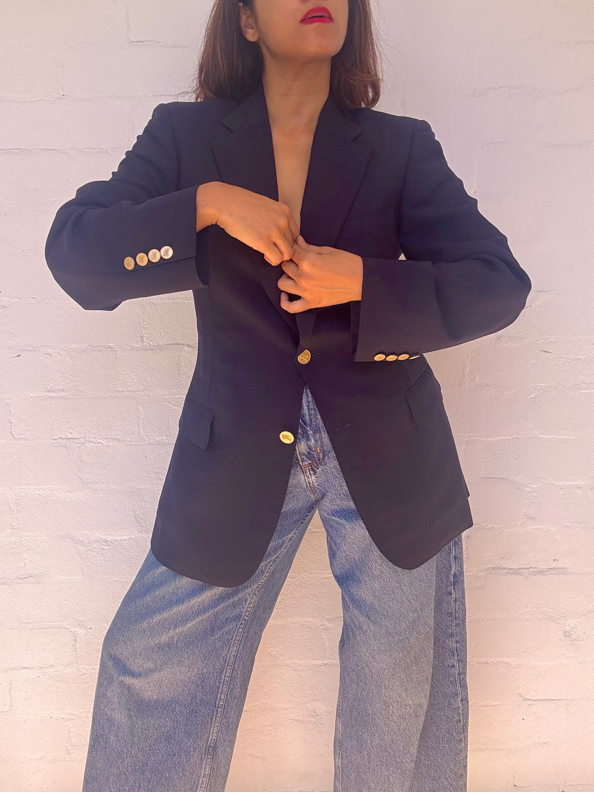 Vintage Burberry’s Mohair Blazer