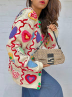 Vintage Fendi Zucchino Mamma Baguette