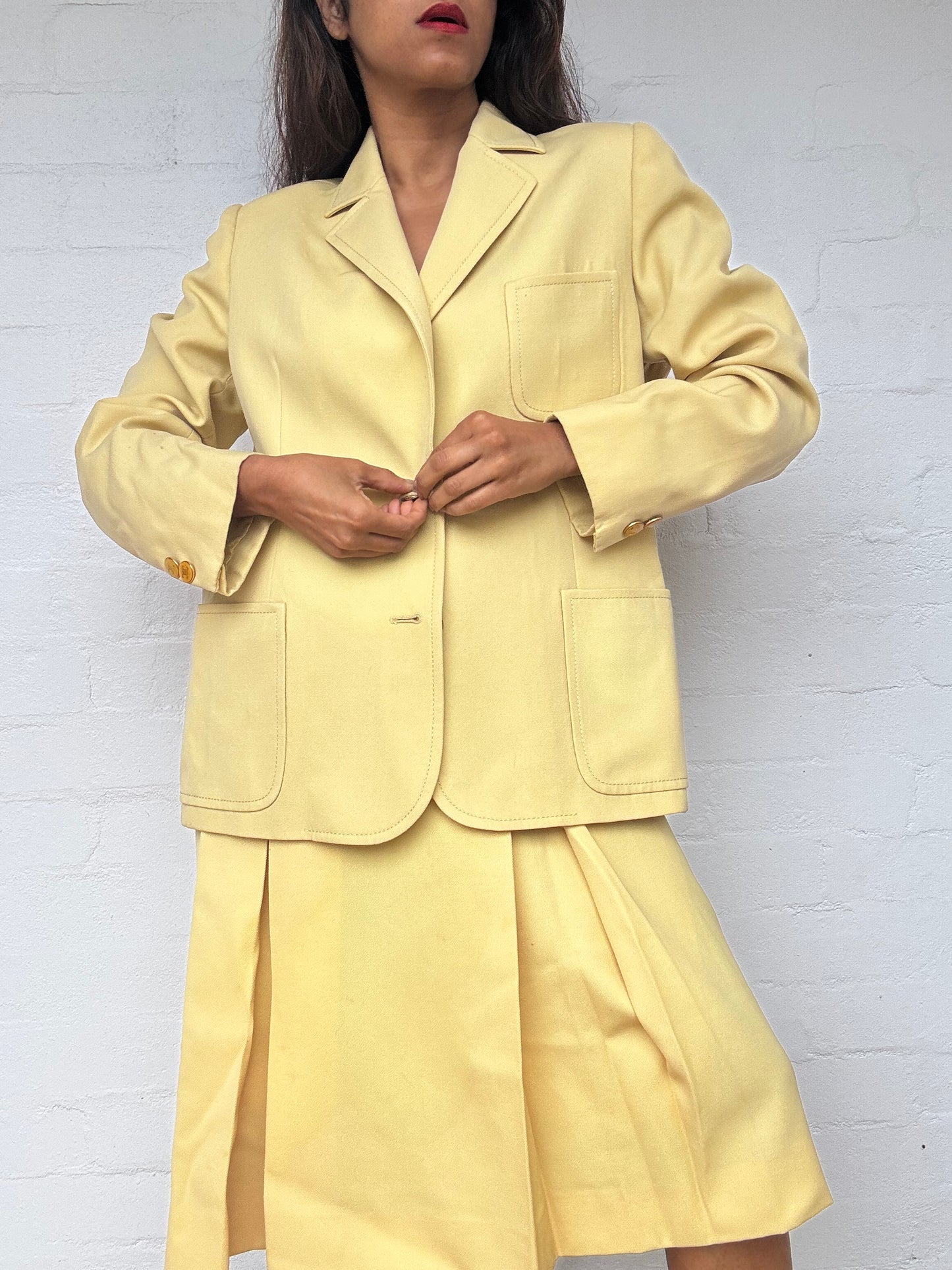 Vintage Celine 1980's Wool Suit