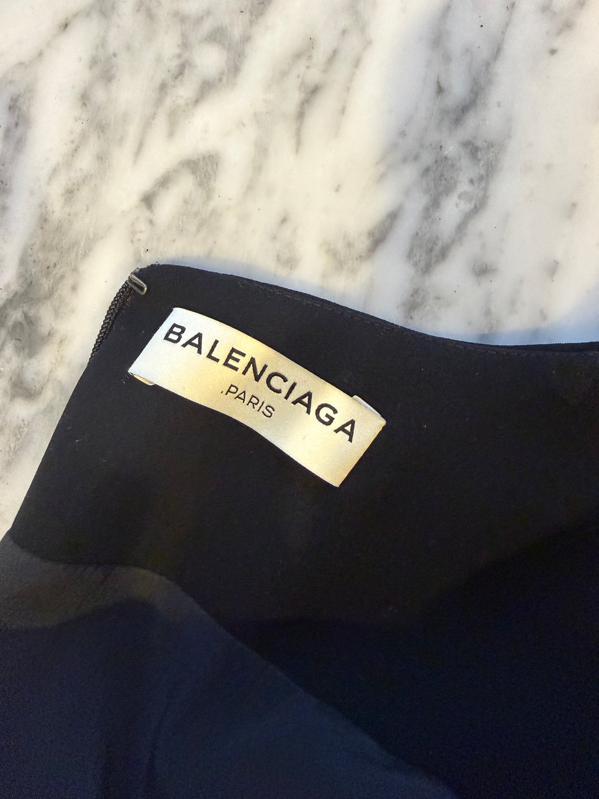Balenciaga Black Midi Dress