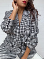 Vintage Houndstooth Blazer